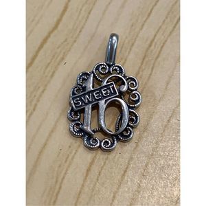 Sweet 16 Sterling Silver Jewelry Charm #birthday